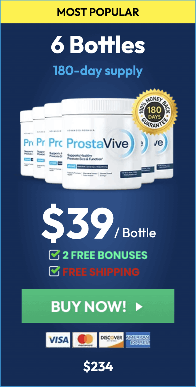ProstaVive 180 day supply